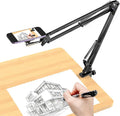 VRIG Overhead Phone Mount Stand with Magsafe Articulating Arm Cell Phone Holder for Desk Cell Phone Holder for Live Streams Zoom Calls Online Teaching Selfies Remote Working