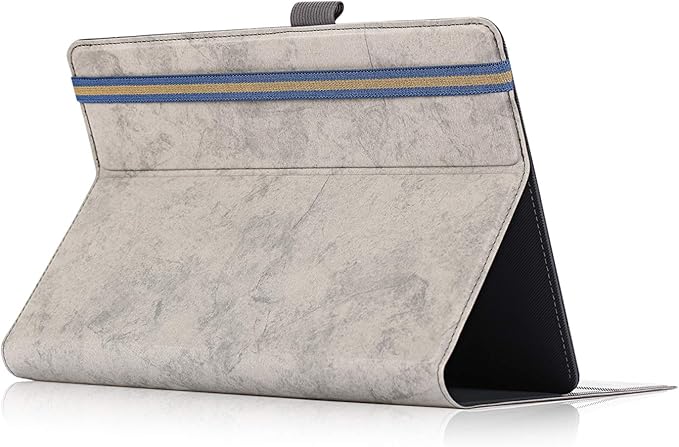 Neezee for 10.1” T-Mobile Revvl Tab 2 Tablet Case with Keyboard – Slim 2-in-1 Folio Cover (Grey)