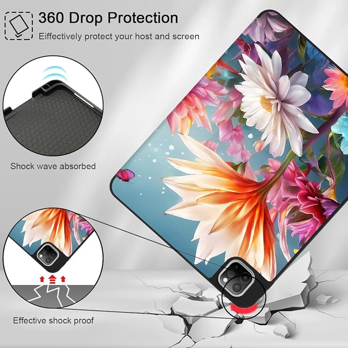 Multicolored floral