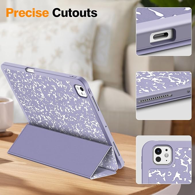 composition book lilac