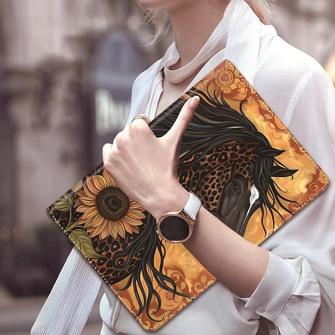 Horse Leopard Print Sunflower
