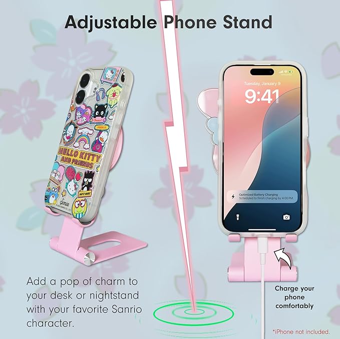 Sonix x Sanrio Character Phone Stand | Adjustable Cell Phone Holder Desk Stand Dock | My Melody