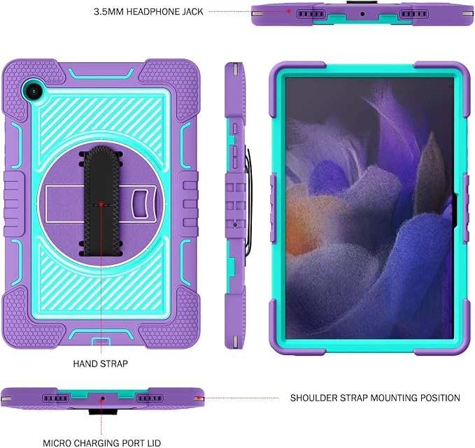 01# Purple + Mint Green