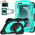 Case for Galaxy Tab A9 Plus Case 11 Inch with Screen Protector/Rotating Stand/Pen HolderMilitary Grade Shockproof Case for Samsung Galaxy A9+ Tablet Cases