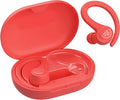 JLab Go Sport+ Wireless Workout Earbuds Featuring C3 Clear Calling Secure Earhook Sport Design 35+ Hour Bluetooth Playtime 3 EQ Sound Settings and IP55 Sweat Resistance (Coral)