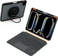 QUARK for iPad 11th(A16)/10th Gen Case with Keyboard Detachable Keyboard Cover for iPad Air 11 inch M3/M2 &amp iPad Pro 11 &amp iPad Air 5/4th360° Rotate Stand &amp 7-Color Backlit Precision Tr