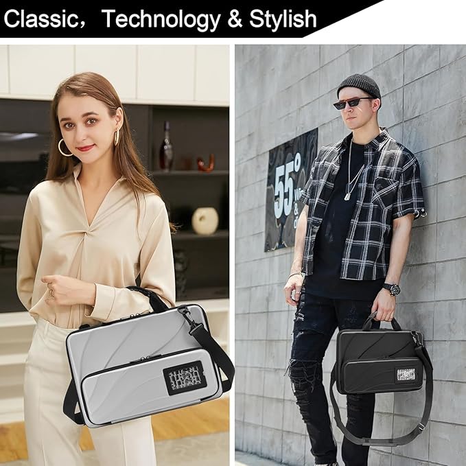 BUG 17.3 Inch Laptop Case Hard Shell Protective Laptop Carrying Case with Stand for Heat Dissipation