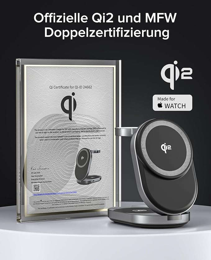 ZIKE Z855 3-in-1 Charging Station