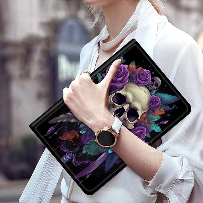 Purple Roses and Skulls