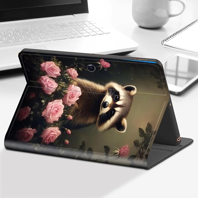 Raccoons in the Sea of Flowers
