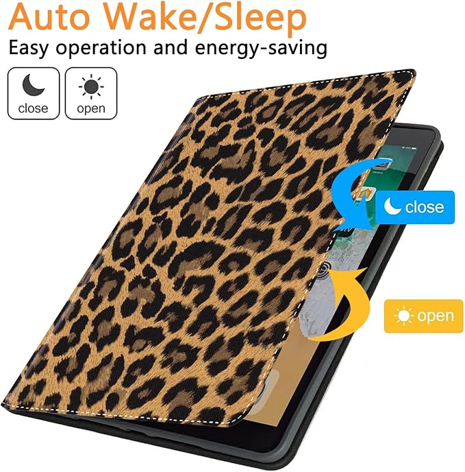 Brown and Black Leopard Print