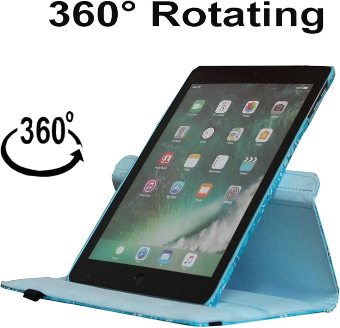 Case for iPad A16 11-inch (11th Gen 2025) for 2022 iPad 10th Generation 10.9 inch Rotating Stand Smart Magnetic Cover for Model A3354 A3355 A3356 A2696 A2757 A2777 (Embossed Flower)