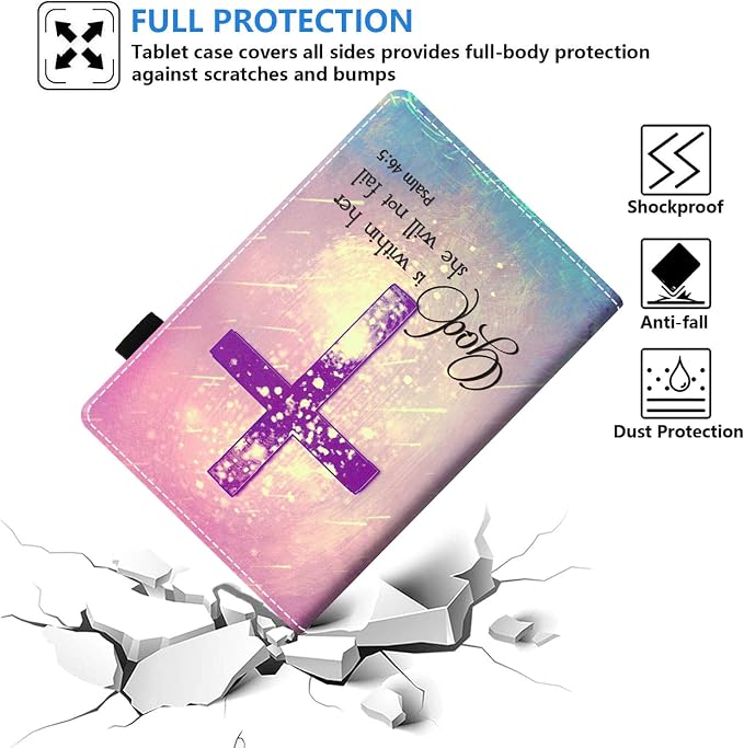 Christian Cross Quote Bible Verse Psalm 46:5