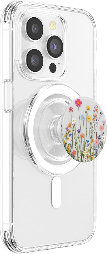 Flower Bouquet Floral Pattern PopSockets PopGrip for MagSafe