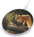Fox Stone River Fast Portable Charger 10W Funny Graphic Phone Charging Pad with USB Cable