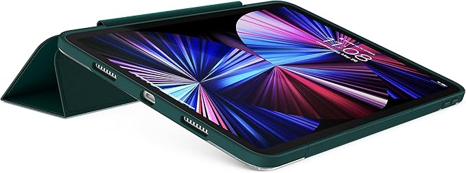 OtterBox - Symmetry Series 360 Elite Case for 11 iPad Pro 1st/2nd/3rd/4th/5th/6th Gen - Scratch-Resistant Tablet Case with Folio and Apple Pencil Holder (Ivy League Dark Green)