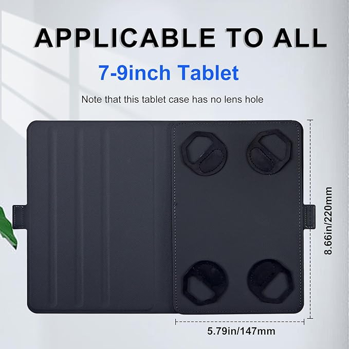 Universal 7.9 8.0 8.4 8.9 9 Tablet CaseProtective Cover Stand Folio Case for 7-9 Inch Tablet Bookshelf Girl Tablet Case Cover for iPad Samsung Other Tablet