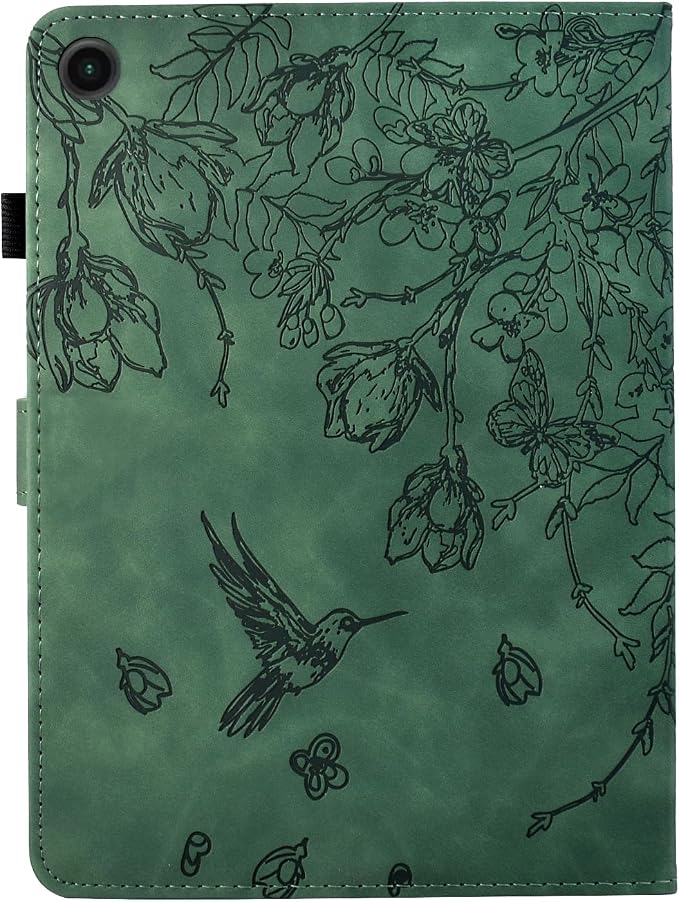 01 Green Flower Bird