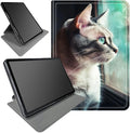 Case for Samsung Galaxy Tab S8 2022/Tab S7 2020 11 Inch (Model SM-X700/X706/T870/T875/T878) Cat Window Theme 360 Degree Rotating Stand Smart Protective Cover for Samsung S7 Tablet