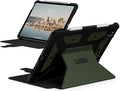 URBAN ARMOR GEAR UAG Designed for iPad Air 10.9 inch Case iPad 5th Generation 2022 Case Green Olive Rugged Smooth Exterior Multi-Angle Viewing Folio w/Pencil Holder Metropolis SE Protective Cover