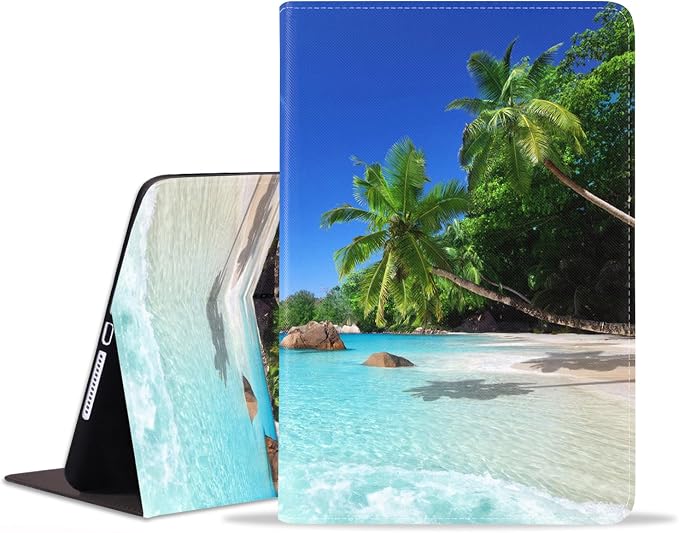 Tropical Paradise Beach and Palm Trees