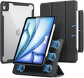 ESR for iPad Air 11 Inch Case M4/M3/M2 (2026/2025/2024) iPad Air 5th/4th Gen Case (2022/2020) 10.9 Inch with Pencil Holder Removable Magnetic Cover Vertical Stand Rebound 360 Series Black