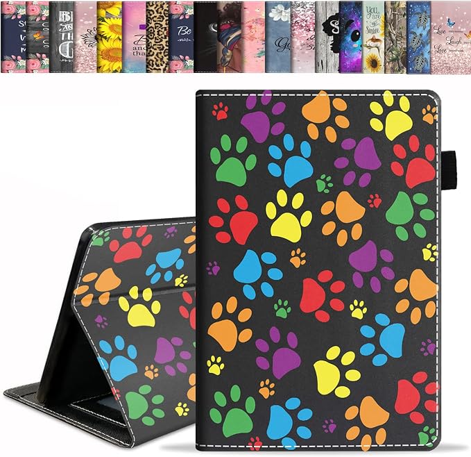 Colorful Dog Paw Print
