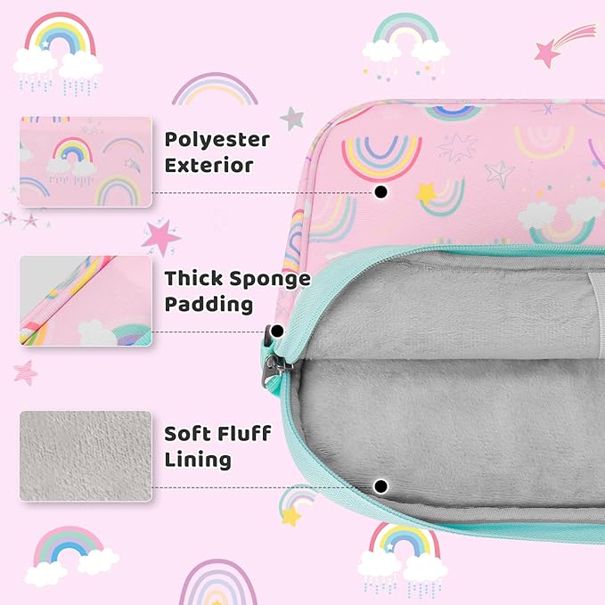 Choco Mocha Kids Tablet Sleeve Bag for Boys &amp Girls (10-12.5Inch)