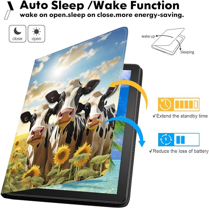 Cows and Sunflowers