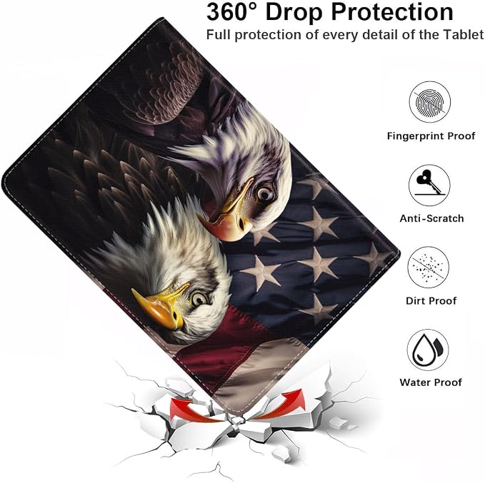 American Flag Bald Eagle