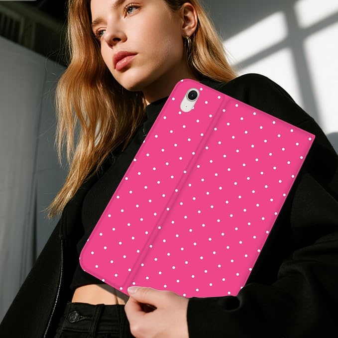 White Dots Rose Red