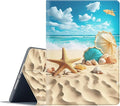 Case for iPad Pro 13 Inch M4 (iPad 7th Generation 2024)Adjustable Stand Auto Wake/Sleep Function Full Body Protection Cover - Summer Beach