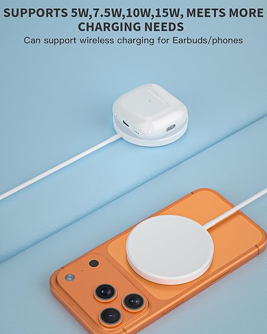 Wireless Magnetic Charger2Pack Fast Apple Mag-Safe Charger iPhone Magnet Charging Pad Flat Mag Safe Charging for iPhone 17Pro Max/16 Pro Max/16Pro/16/15Pro Max/15 Plus/14/13/12/AirPods 3/2/Pro/Pro 2