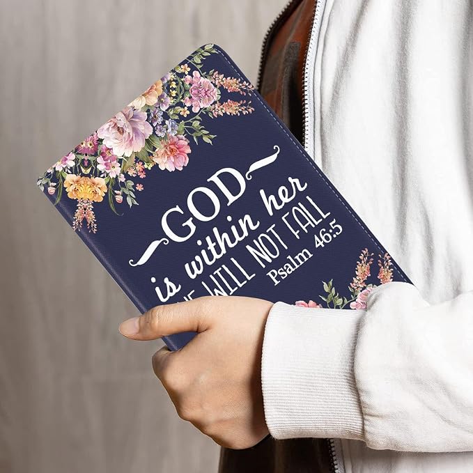 Floral Quote Bible Verse Psalm 46:5