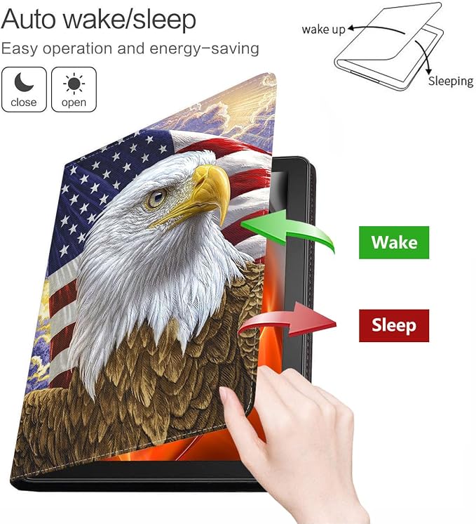 Patriotic American Flag Bald Eagle