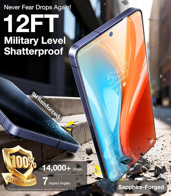 UltraGlass TOP 9H+ Armor for Samsung Galaxy S26 Ultra Screen Protector [NO.1 Military Grade Protection] for Samsung S26 Ultra Screen Protector Tempered Glass S26ultra Phone Case Fit 2 Pack