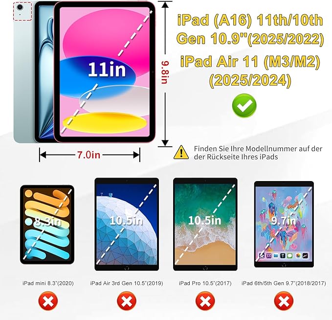 Kids Case for iPad 9th Gen 2021/ iPad 8th Gen 2020/ iPad 7th Gen 2019 Adjustable Portrait/Landscape Stand Drop Proof with HandleChild Friendly Cover for iPad 10.2 Inch (EP-PurplePink)