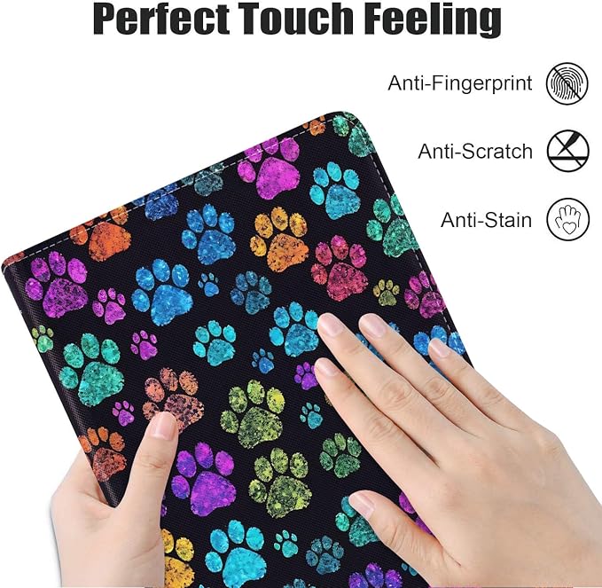 Colorful Dog Paw Print