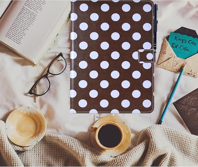02 Brown Polka Dots