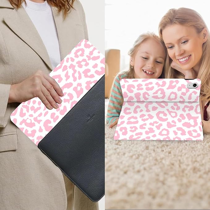 Pink White Leopard