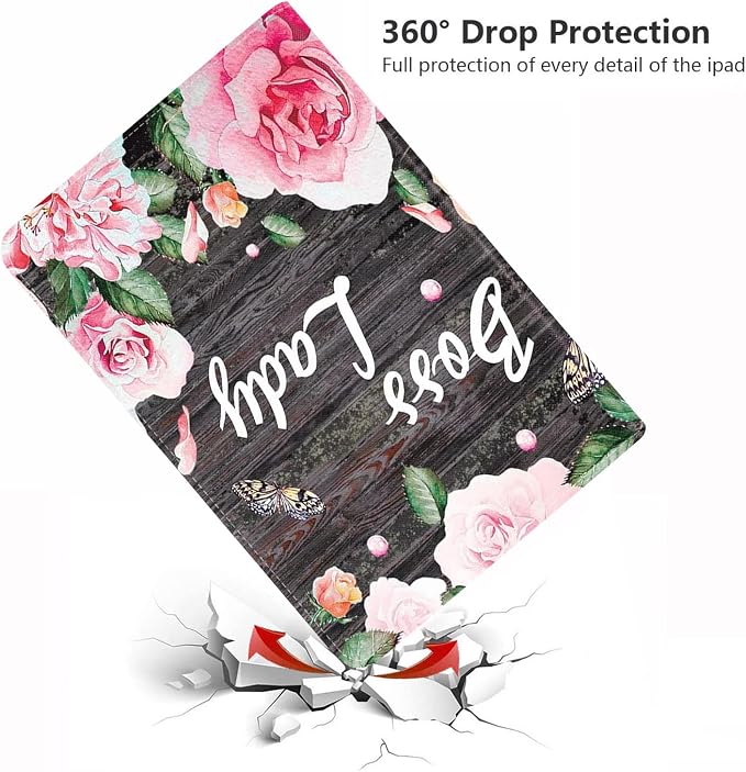 Floral Quote Boss Lady