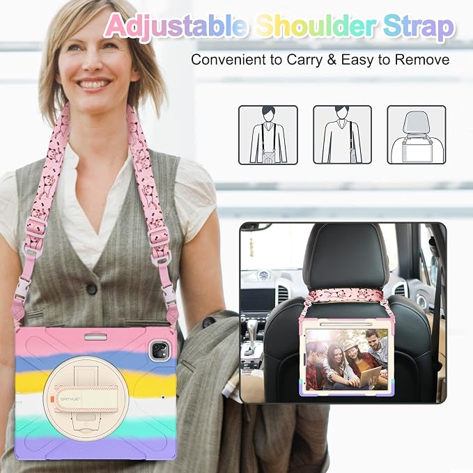 H-Adjustable Hand Strap(Colorful Pink)