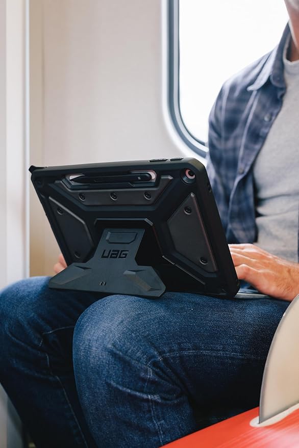 URBAN ARMOR GEAR UAG Designed for Microsoft Surface Pro 1st Edition 12 Case - Rugged Protective Cover with Multi-Angle Built-in Kickstand &amp Pen Holder Military Grade Drop Proof Metropolis SE Bla
