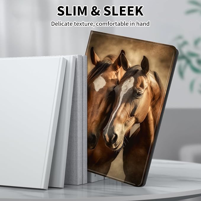 Brown Horse Couple