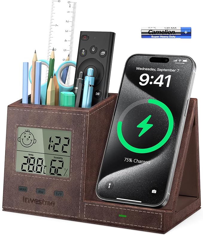 Brown-Digital Clock