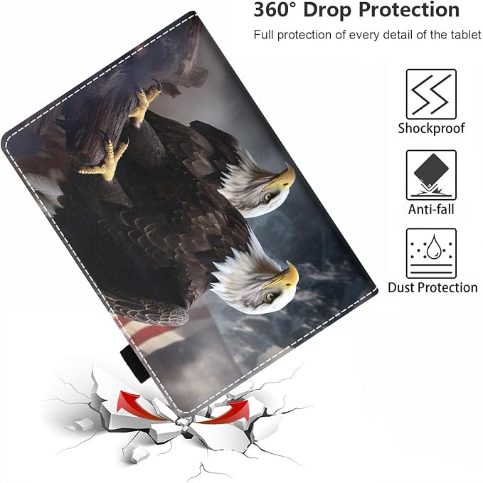 American Flag Bald Eagle