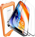 UltraGlass UNBREAK TOP 9H+ Glass for iPhone 13/13 Pro Screen Protector [12FT Military Grade Shatterproof] Screen Protector 13/13 Pro Tempered Glass [Longest Durable &amp Full Edge Coverage] 2 Pack