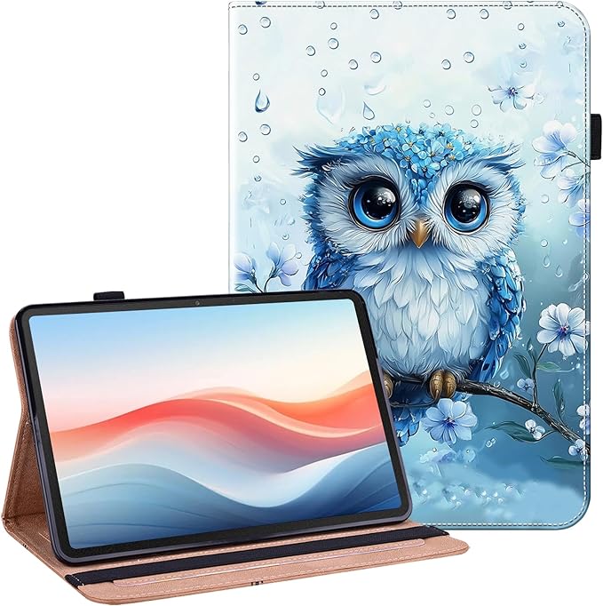 Case for Amazon Fire Max 11 Tablet (13th Generation 2023 Release)Cover with Multi-Angle Stand and Pen HolderRainy Owl