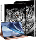 ALILANG Case for Kindle Fire HD 10 &amp 10 Plus Tablet (13th/11th Generation 2023/2021 Release) 10.1 Shockproof Folding Stand Cover for Amazon Fire Hd 10 Tablet Case-Black Tiger