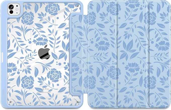 Vintage Blue Floral
